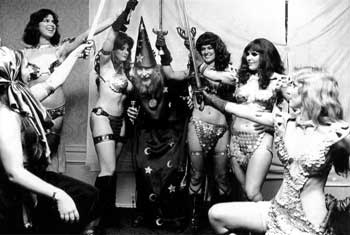 Frank Thorne and Models