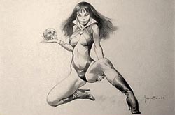 First Ever Vampirella Drawing